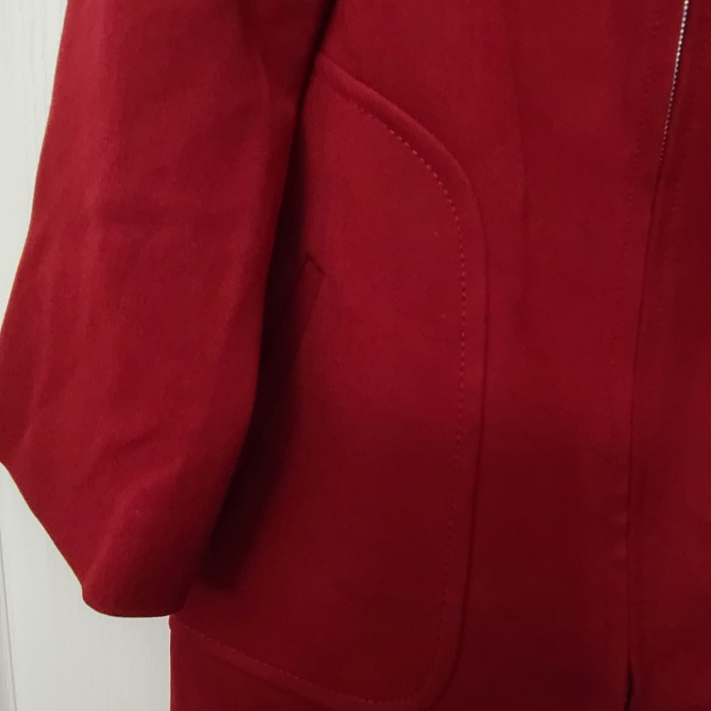 Red Zara Woman Blazer/Jacket - Picture 3 of 9